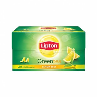 Lipton Green Tea Bag Honey And Lemon-25 pcs