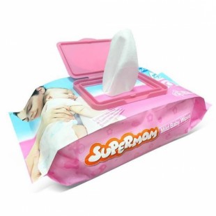 Supermom Mild Baby Wipes-80 pcs